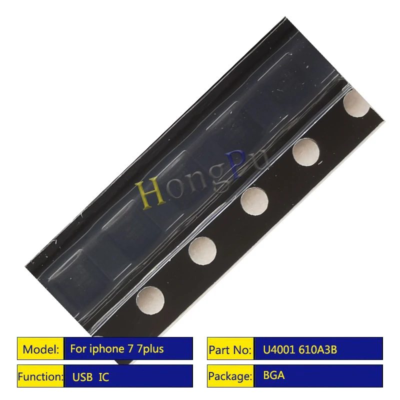 1-50 шт./лот 100% новый U4001 610A3B для iPhone 7 7plus Зарядное устройство USB U2 000ar 2 IC чип |