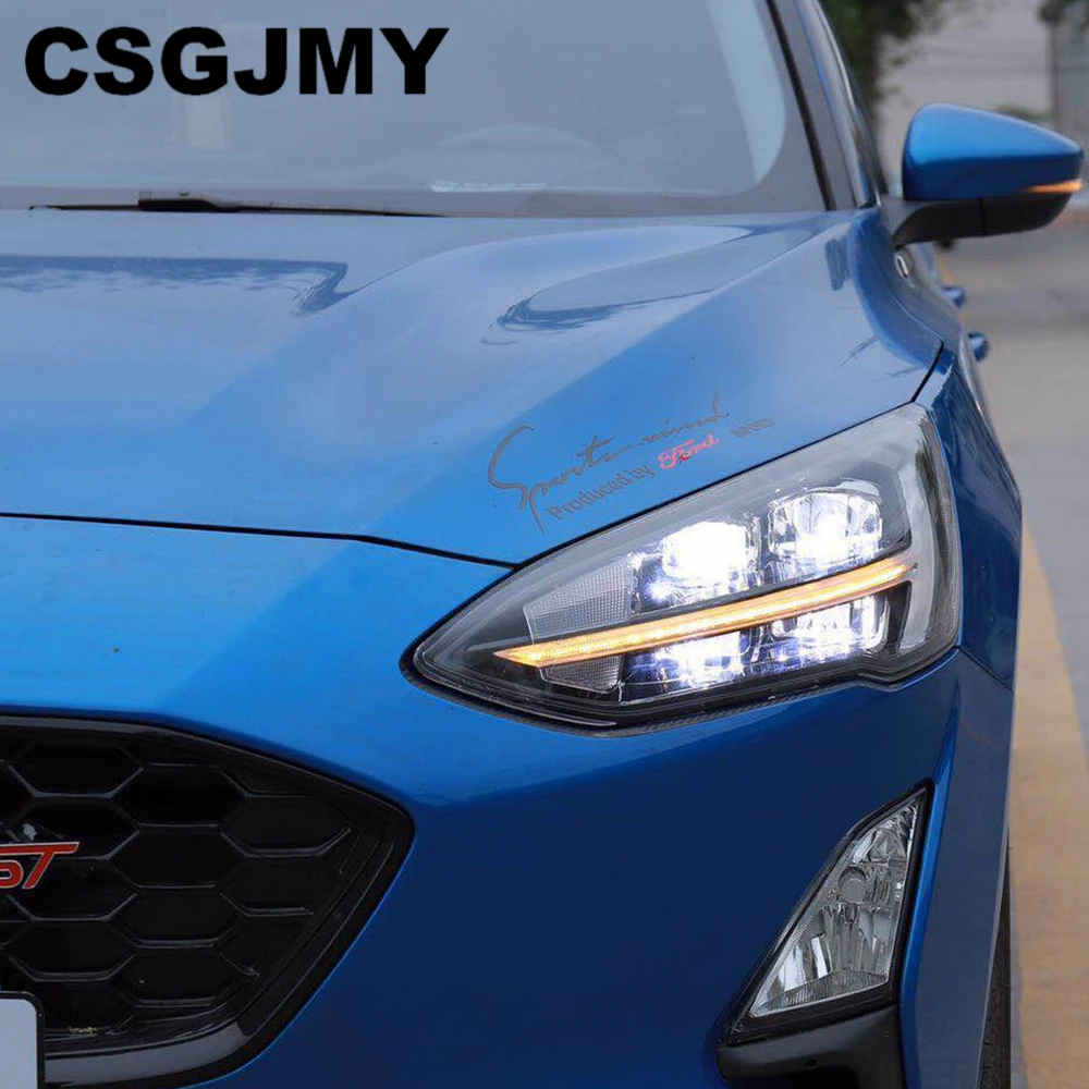 CSGJMY 1 пара стайлинга автомобилей для Ford Focus 2019 головной светильник s все