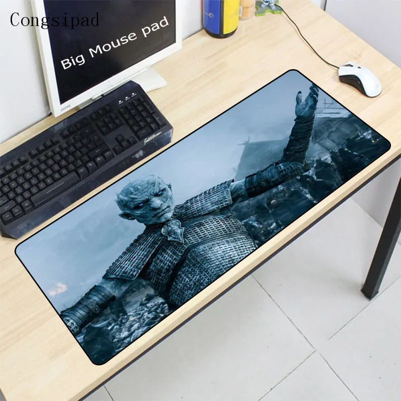  Congsipad Winter is Coming Large Gaming Mouse Pad Locking Edge Keyboard Mouse Mat Gaming Grande Mou
