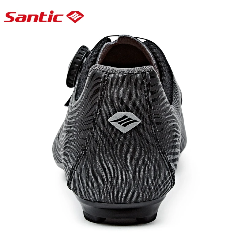 Santic Men Cycling Road Shoes Lace-up Nylon Sole Cycling Athletic Racing Team Bicycle Shoes Breathable Cycling Clothings MS17005