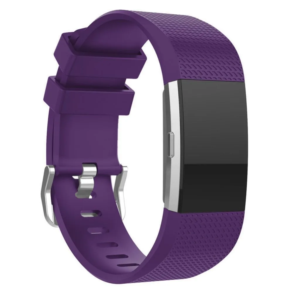 Новый Силиконовый мягкий силиконовый ремешок для наручных часов Fitbit Charge 2 Ruber Band