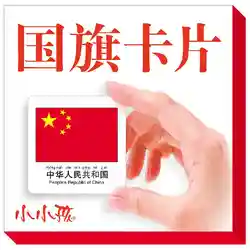 108 cartes de drapeau de pays avec les images anglais et pin yin pour enfants, apprendre le trait chinois, apprendre le livre hanzi 