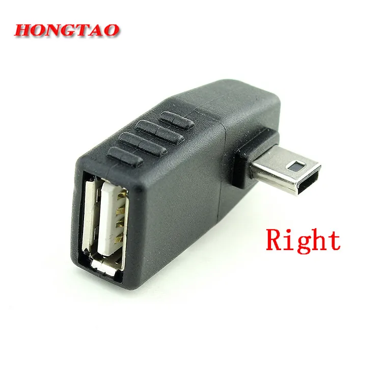 Usb adapter usb adapter cable usb cable adapter conversion cable adapter type to usb adapter USB female to mini USB male 90 degree down right angle left angle UP OTG adapter for car AUX tablet black right left down