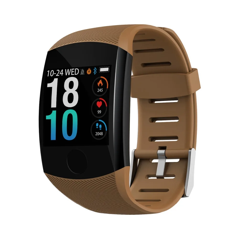 Q11 браслет умный водонепроницаемый фитнес-браслет большой сенсорный экран OLED сообщение время сердечного ритма Смарт-часы с трекером