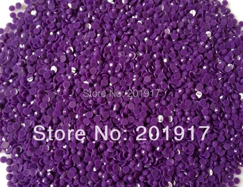 

Wholesale ! Dk Purple Solid Color Candy Resin Rhinestones Flatback 100000pcs/Pack/Lot 2mm