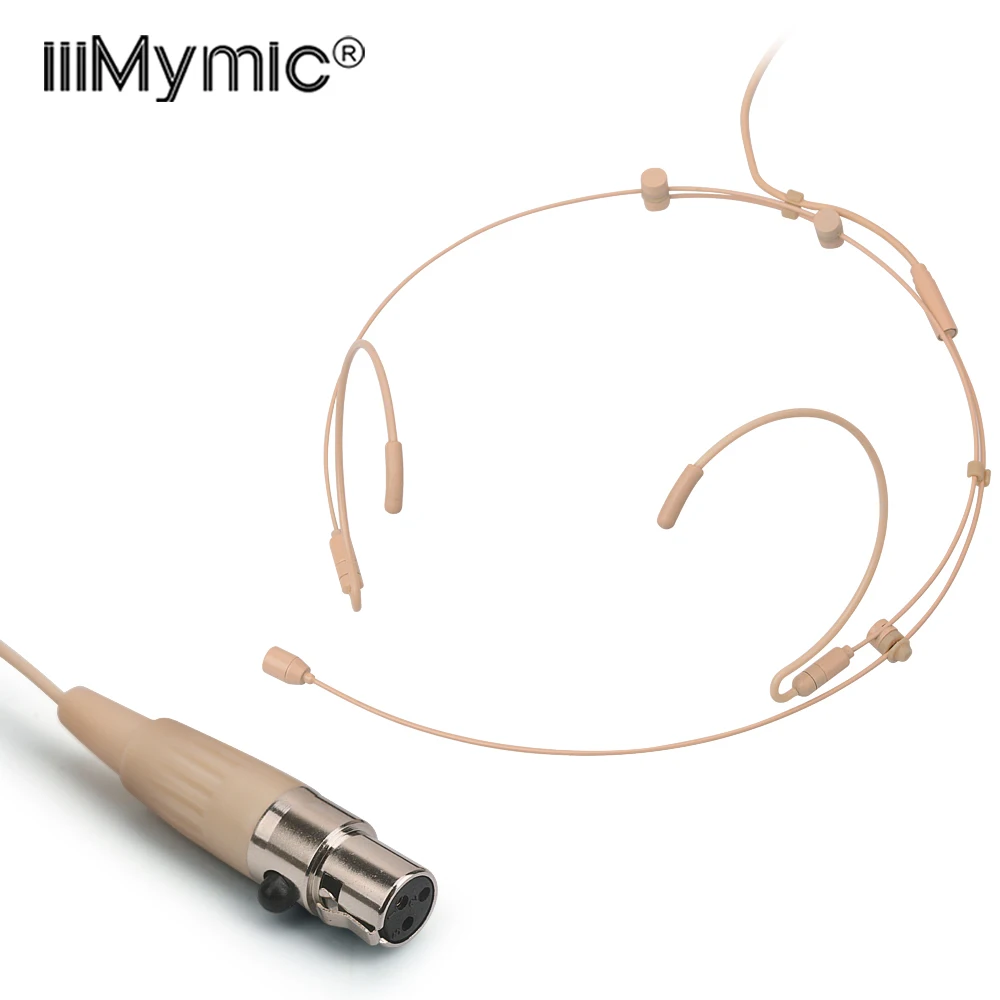 

Adjustable Headset Cardioid Condenser Microphone For Child Children !! Mini 4 Pin 3 Pin XLR 3.35mm Lockable Condenser Mics