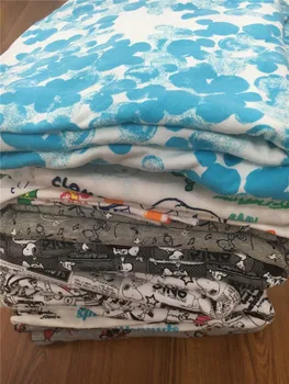 

100*160cm Cartoon Mickey stretchy cotton fabric cotton knitted jersey fabric DIY sewing T-shirts dress fabric baby clothing