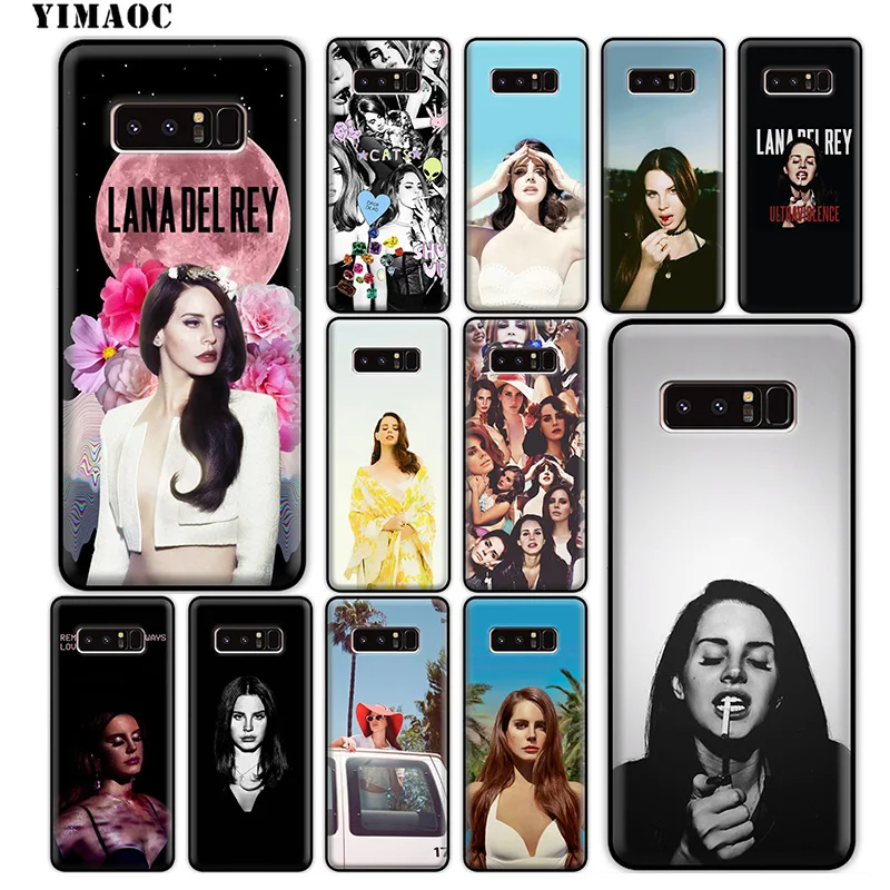 Мягкий силиконовый чехол YIMAOC Lana Dal Ray Singer для samsung Galaxy Note 10 Plus 9 8 A9 A8 A6 2018 A5 A3 2017 2016 |