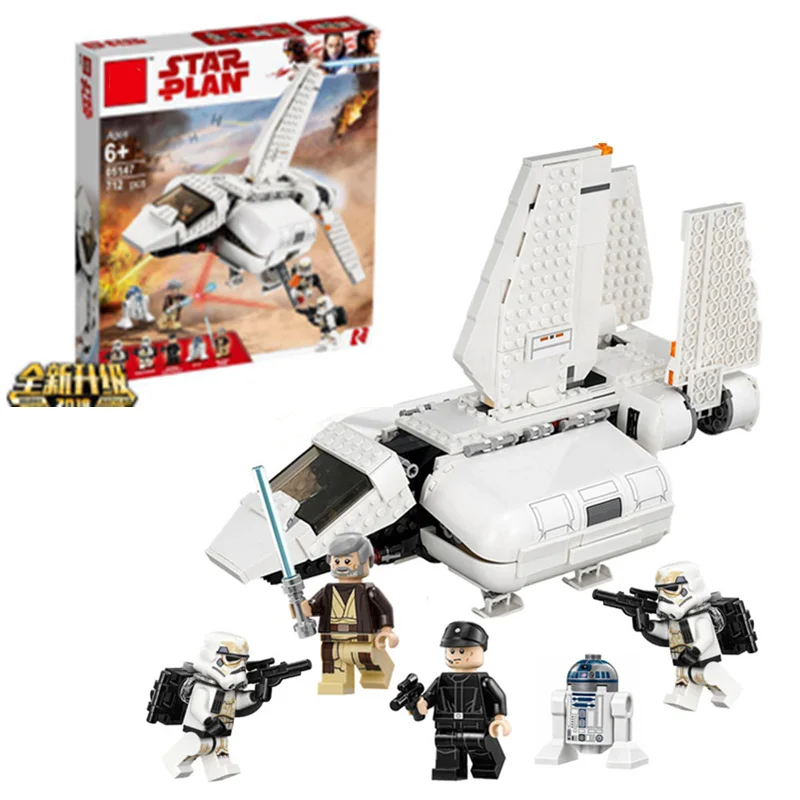 

05147 Star wars plan Toy The Legoingly Starwars Imperial Landing Craft Set Building Blocks Bricks as Christmas Birthday Gifts