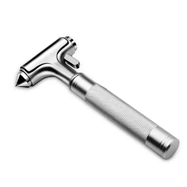 WINOMO 1pcs Auto Car Vehicle Safety Hammer Window Breaker Premium Metal Seat Belt Cutter Survival Emergency Tool Hammer