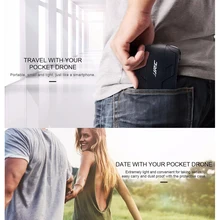 JJRC H37 Quadcopter Selfie Drone Foldable 6-Axis Gyro Altitude Hold G-sensor Elfie Mini Flight with Camera 720p WIFI FPV RC RTF