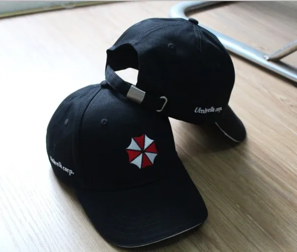 

Resident Evil Biohazard Umbrella Corporation Logo Cap USS STARS BSAA Hat Adjustable Snapback Baseball Cap Cosplay Hat