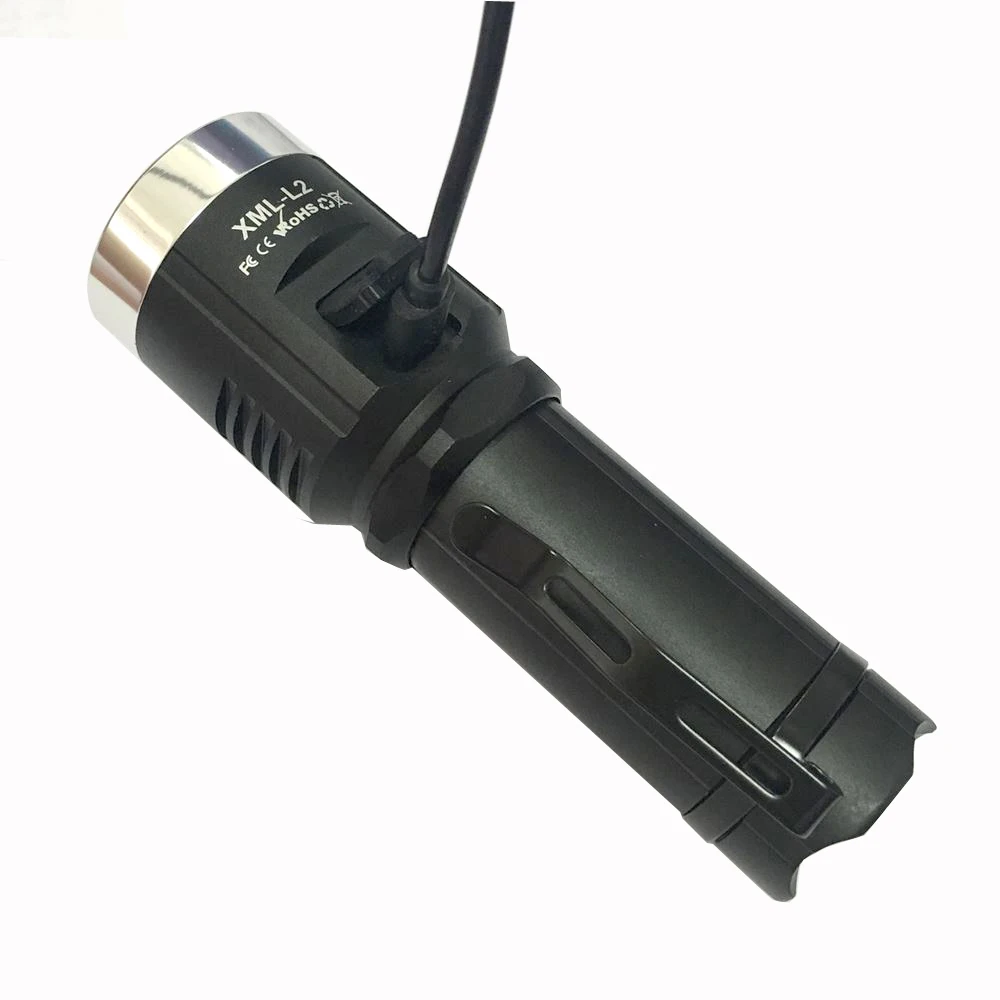 Светодиодный фонарик AloneFire X901 L2 перезаряжаемый 18650 с Micro usb ультра яркий ручной