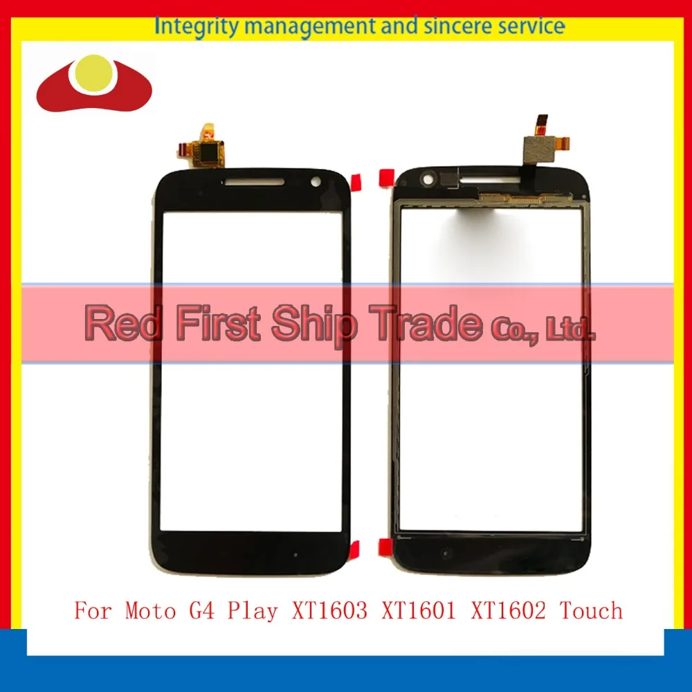 High Quality 5.0&quot For Motorola Moto G4 Play XT1603 XT1601 XT1604 XT1602 Touch Screen Digitizer Sensor Front Glass Lens Panel | Мобильные