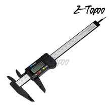 0-150mm 6 дюймов IP54 Водонепроницаемые цифровой штангенциркуль с нониусом из пластика электронный цифровой штангенциркуль измеритель толщины датчика