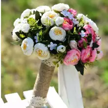 Свадебный букет невесты Свадебный букет ручной работы PE Roses buque de noiva Свадебные цветы Свадебные букеты pristian zouboutin