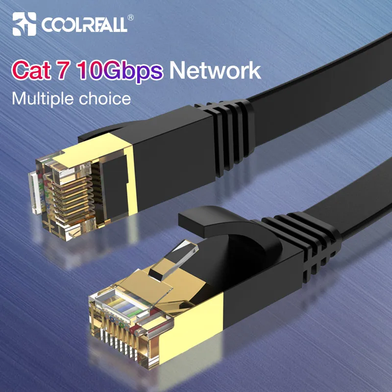 Сетевой Ethernet Кабель Coolreall RJ45 cat 7 Соединительный шнур для ноутбука rj 45| |