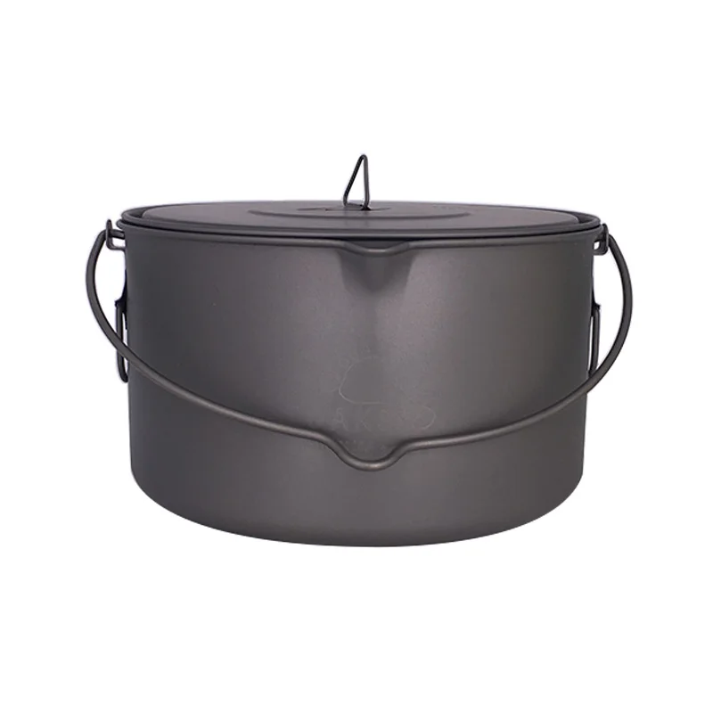 TOAKS TITANIUM POT с ручкой под давлением Открытый Кемпинг Pot облегченное оборудование 750