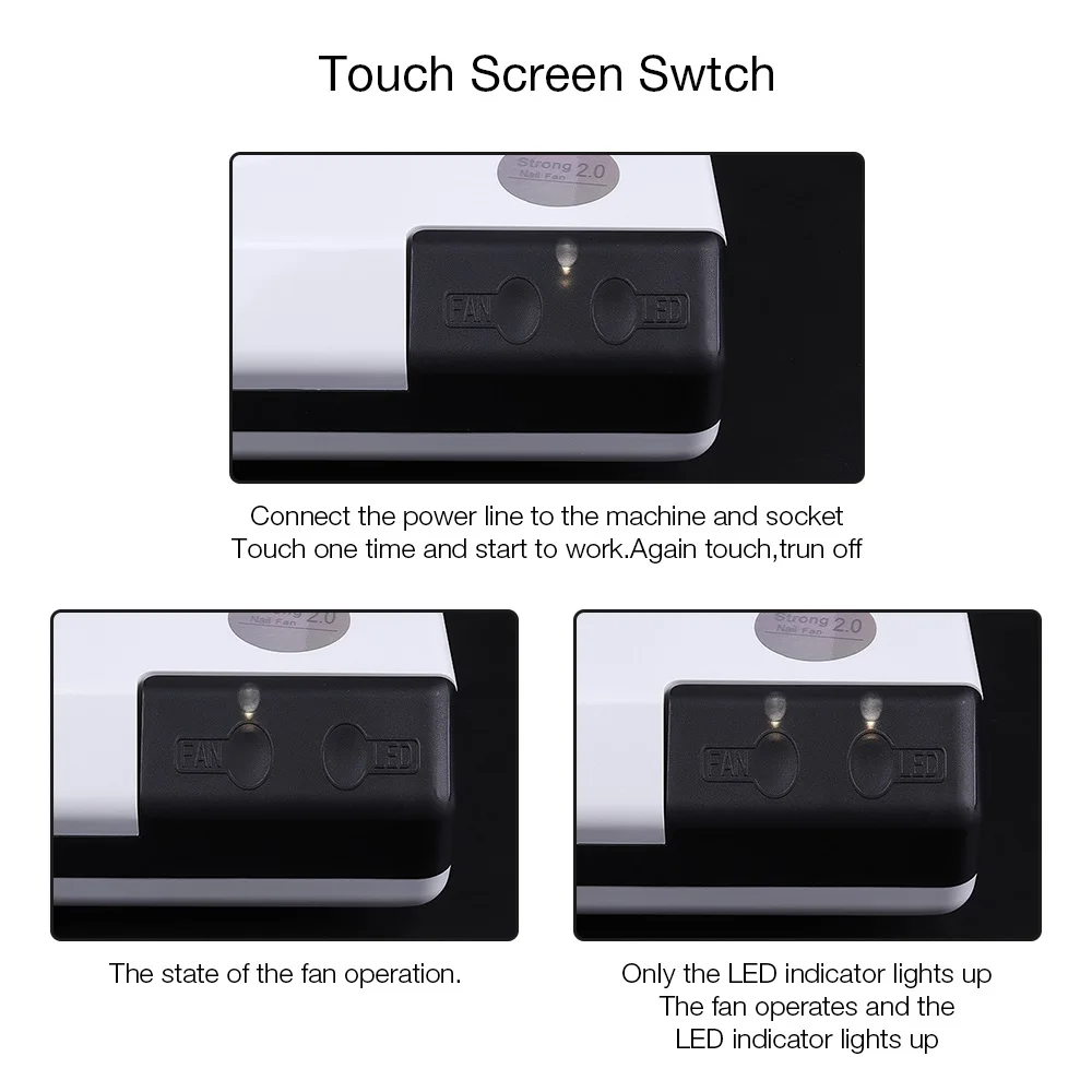 Günstig 60W neue starke nagel staub collector saug staub reiniger versenkbare ellenbogen design fan nagel staubsauger staubsauger