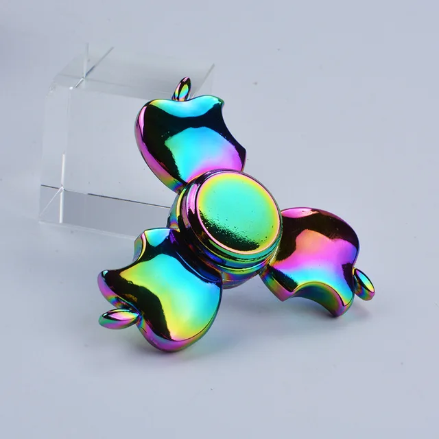 2017 APPLE Rainbow Multicolour Tri spinner Fid Spinner Hand