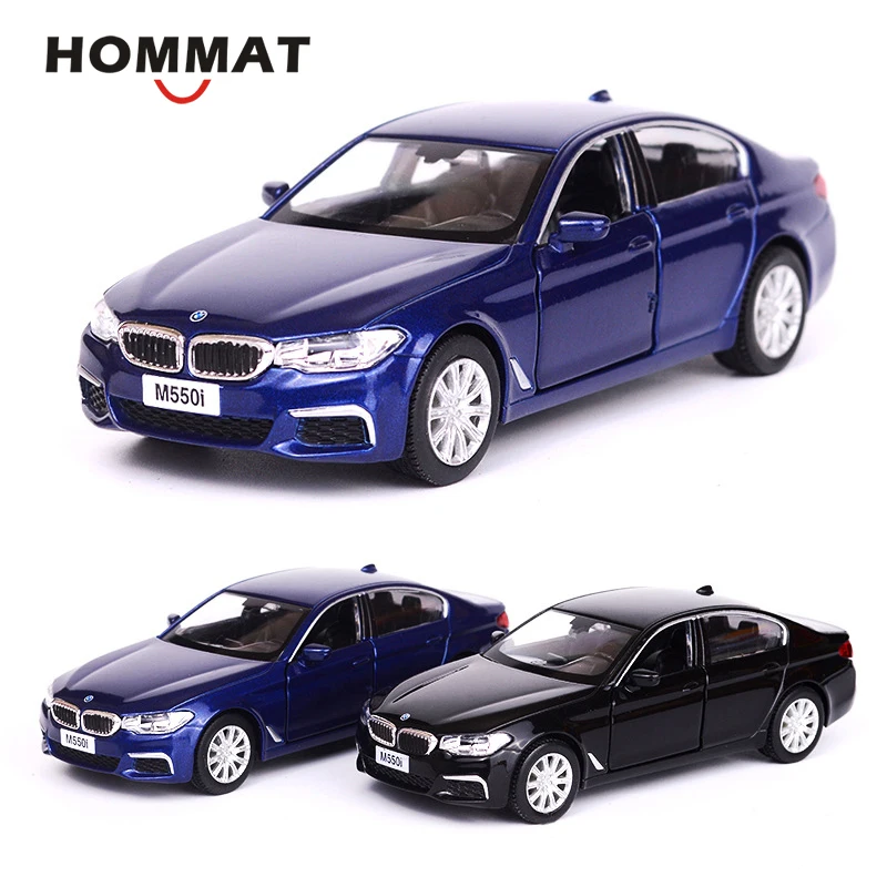 HOMMAT Simulation 1:36 M550i Sedan Car Model Alloy Diecast Toy Vehicle Model Car Collection Gift Toys For Children Pull Back