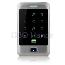 Серебристый сенсорный металлический водонепроницаемый контроль доступа Лер Клавиатура RFID система контроля допуска к двери цифровой замок для 8000 пользователей