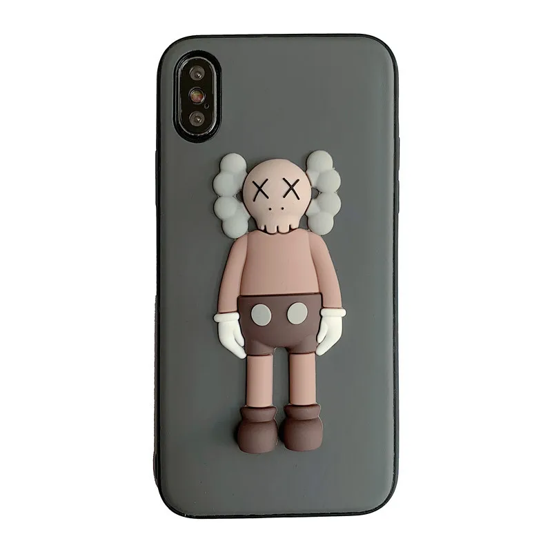 

for Iphone 6 S Plus 7 7plus 8 8plus X Xr Xs Max Anti-fall Phone Coque 2019 New 3d Bear Toy Soft Cover