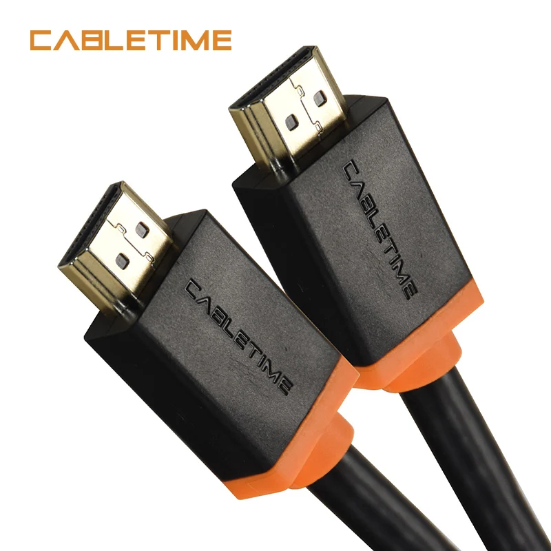 Cabletime New Thunderbolt HDMI Cable 4K 2.0 60hz HDMI TO HDMI Cable Adapter 1m 1.8m 3m 5m Audio extractor for PC Display N047 Cabletime New Thunderbolt HDMI Cable 4K 2.0 60hz HDMI TO HDMI Cable Adapter 1m 1.8m 3m 5m Audio extractor for PC Display N047