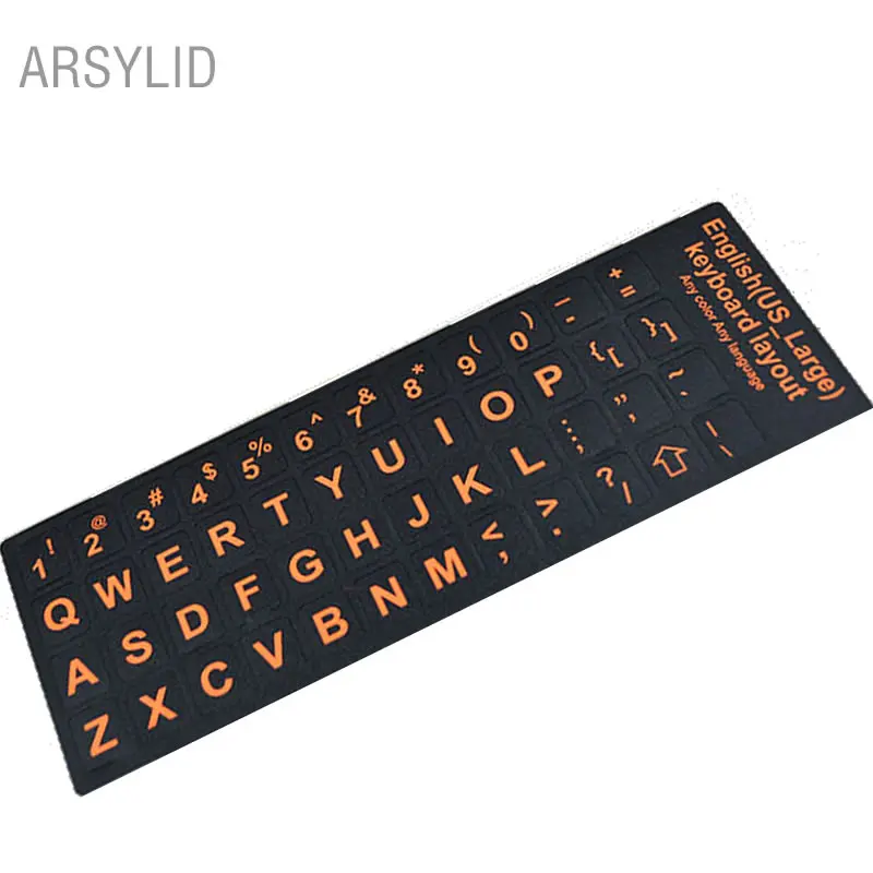 2 шт. матовые наклейки для клавиатуры английский язык|keyboard stickers|sticker keyboardletter keyboard |
