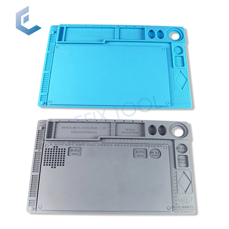 

Anti-static Electronic Maintenance Platform Table Pad Heat Insulation Silicone Mat For Phone BGA Soldering Repair Work Station