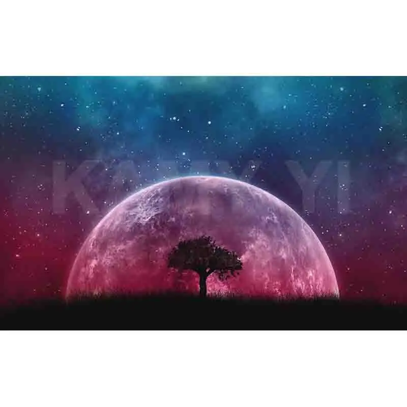 

Full Square drill 5D DIY Diamond embroidery Starry Earth Tree Diamond Painting Cross Stitch Rhinestone Mosaic decoration Gift