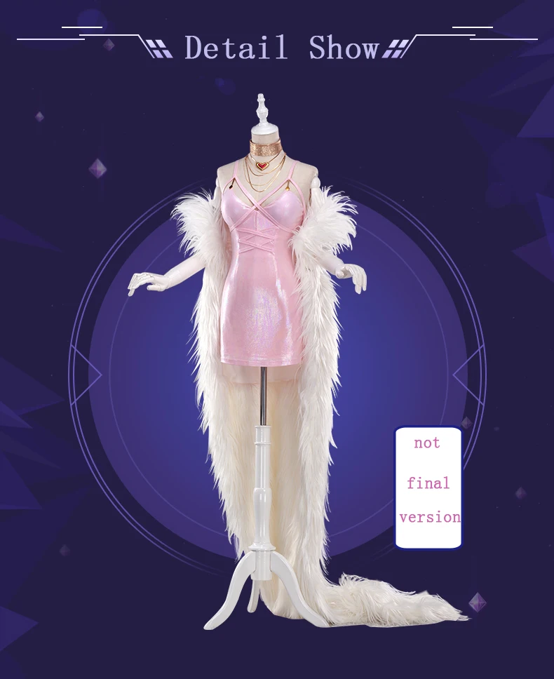 da ahri cosplay lol kda halloween feminino rosa sexy cosplay traje