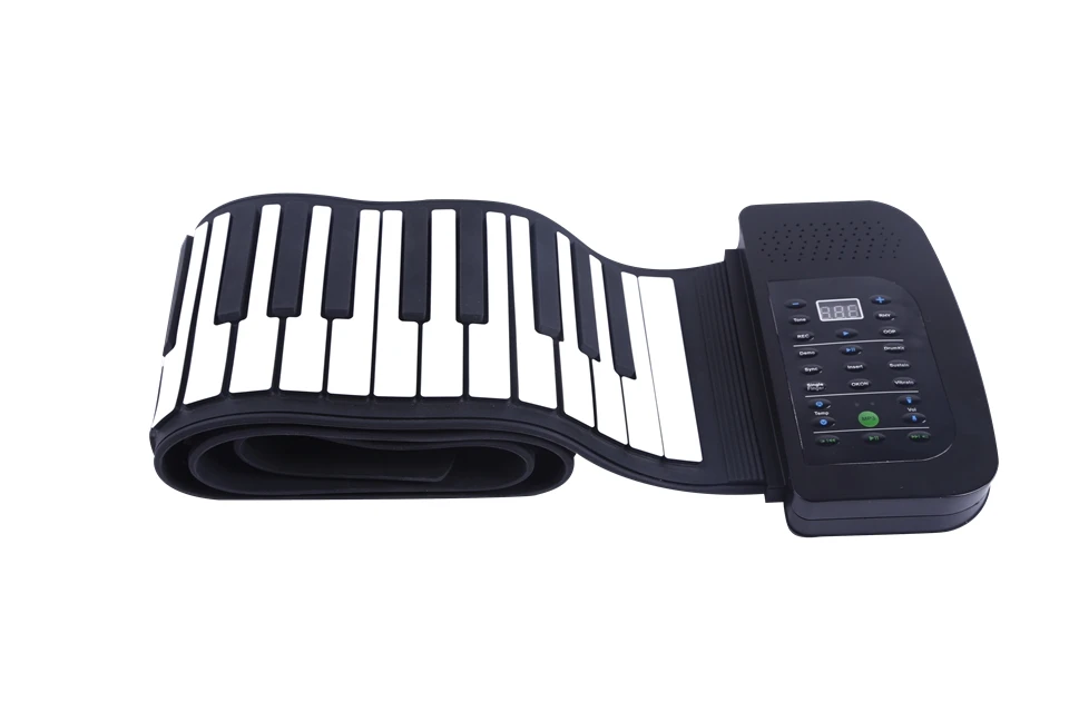

Electronic Piano 88 Keys Flexible Silicon Roll up Piano with built-in Speaker & MIDI Electronic Keyboards