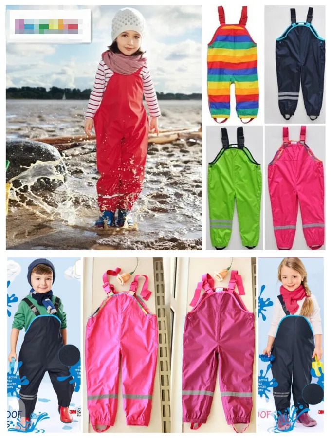 2016 Macacao Jeans Overalls for Children Spring Retail Brand Pants for And Children Cold Wind Rain