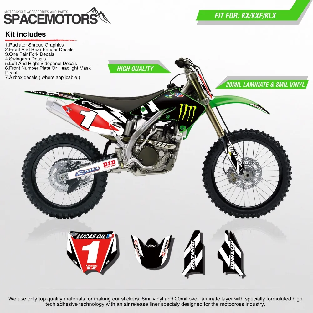 3 M 28mil Decal Sticker Wrap Untuk Motor Klx Kx Kxf 85 100 250 450