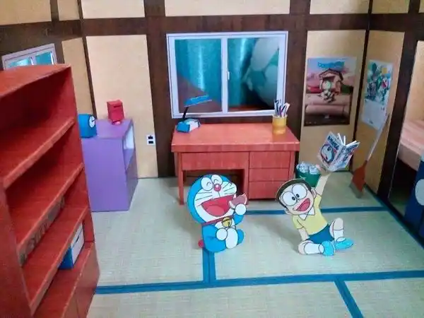 3d 紙モデルドラえもんのび太寝室ペーパークラフト教育 3d パズル Diy のおもちゃの誕生日プレゼント Puzzles Aliexpress
