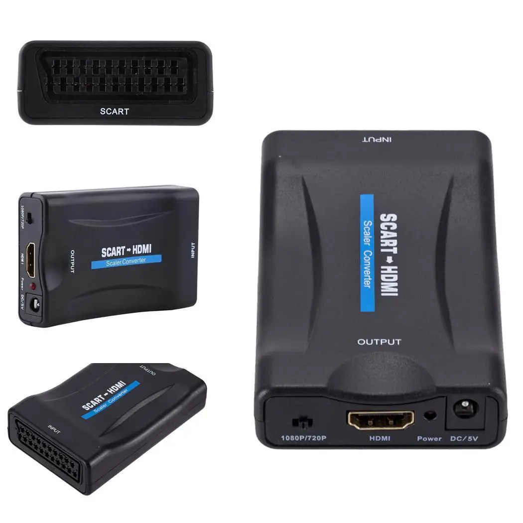 SCART до 1080 P преобразователь аудиосигнала HDMI usb кабель с USB 5 ~ 95% RH (без конденсации)
