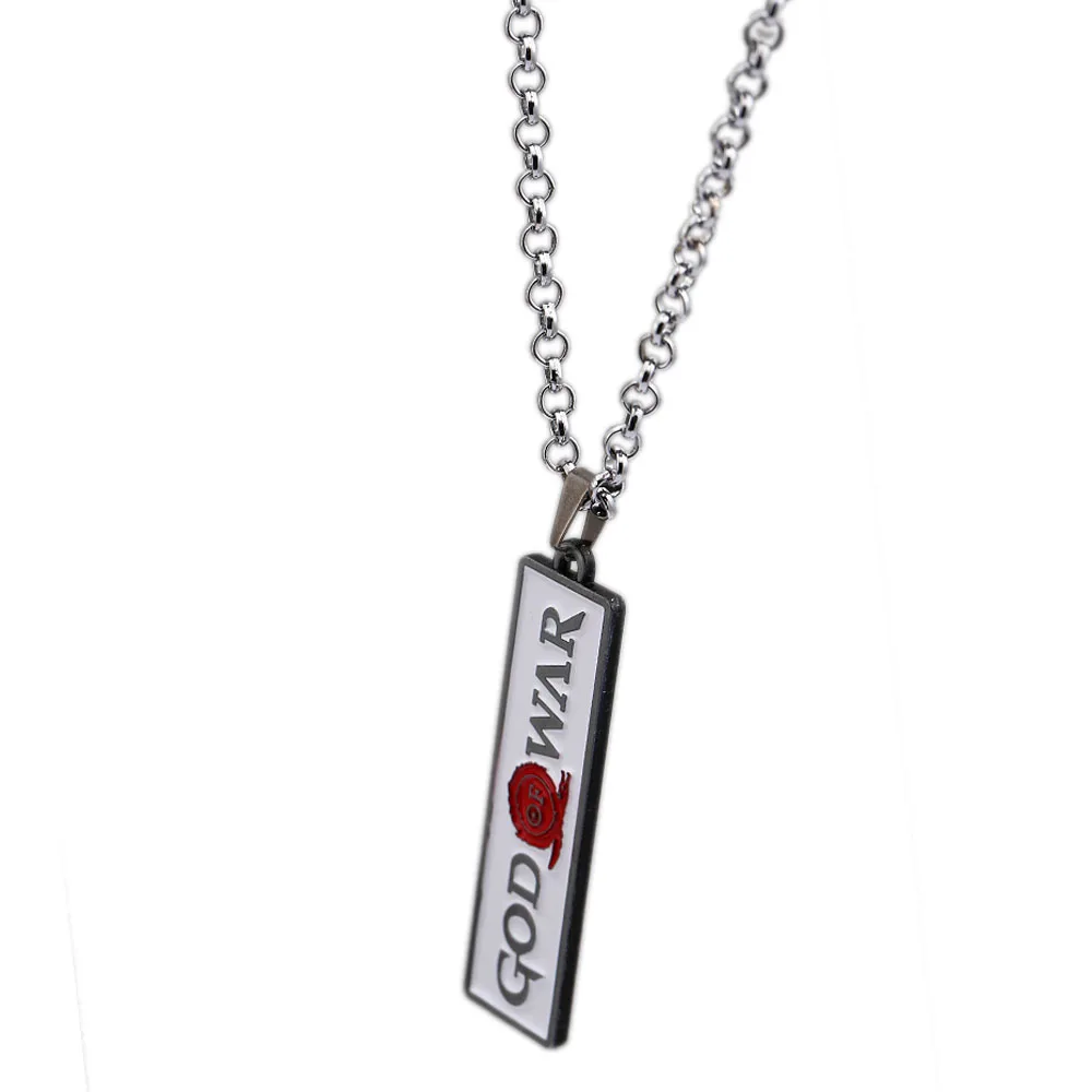 God Of War 4 Necklace Metal Links Necklaces Men's Gift Jewelry Pendant