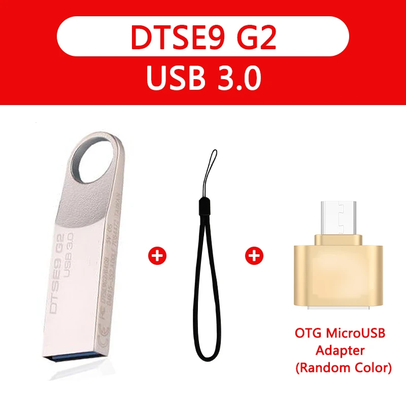 USB флеш накопитель Kingston 64 ГБ 32 16 металлический 3 0|USB флэш-накопители| |