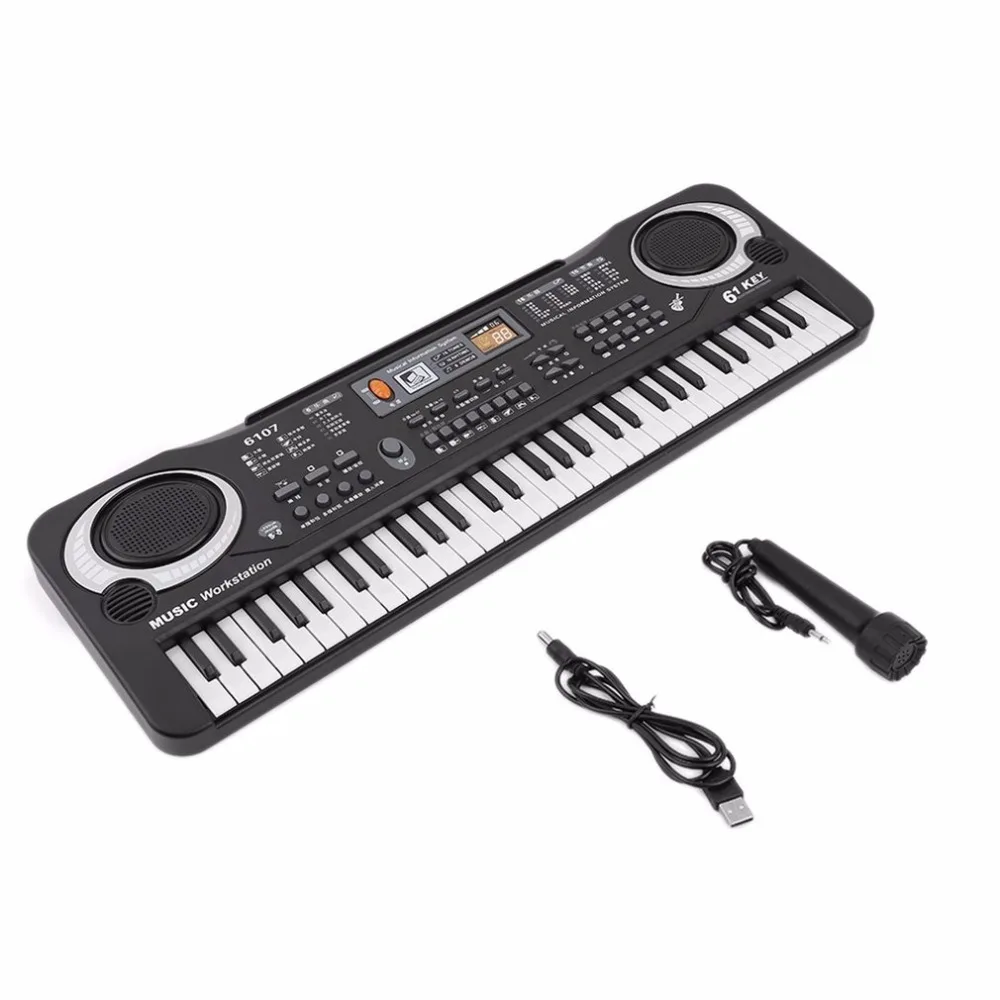 

61 Keys Digital Music Electronic Keyboard Key Board Gift Electric Piano Gift Children Early Educational Tool For Kid new arrival