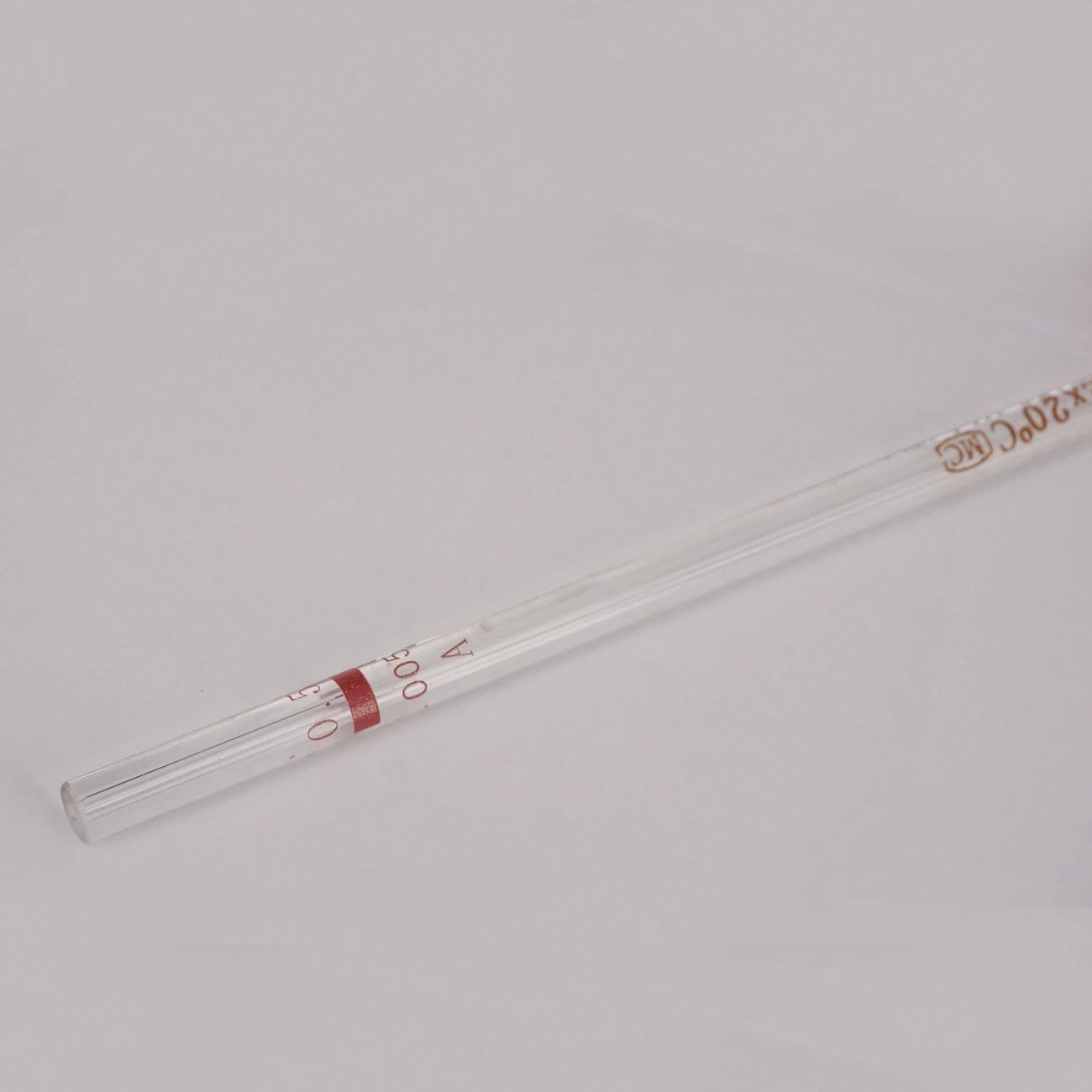 

Chemistry Lab Glass Dropper Pipette 0.5mL With Scale Line