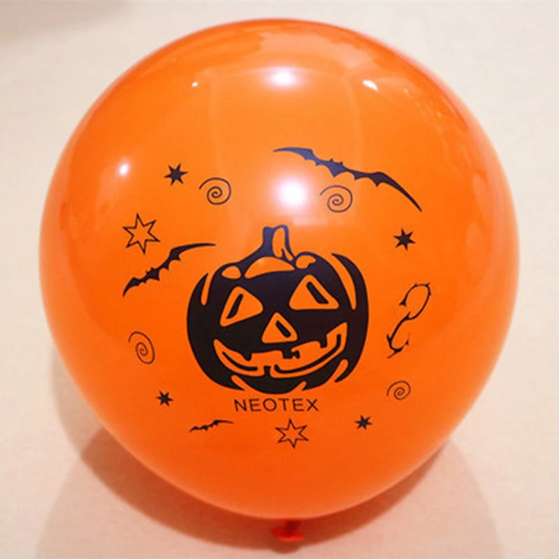 Zophil 12inch 6pcs Halloween Decoration Balloons Party Prop Hallowen Decorations Horror Home -Cosplayware Store