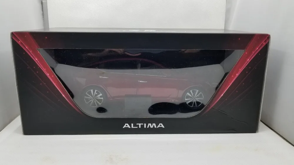 1:18 литая модель для Nissan Teana Altima красный Седан сплав игрушечный автомобиль миниатюрная Коллекция подарков