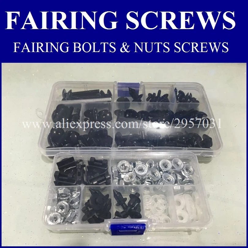 Standard Motorcycle Fairing Bolt Kit For Kawasaki Ninja ZX-6R 1998-1999 Body Screws and Hardware Fasteners