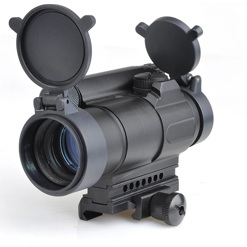 

Tactical M4 2MOA Red&Green Dot Optic Laser Sight Scope 20mm Rail Mount Rifle Scope Hunting Scope Standard Spacer With Lens Cover