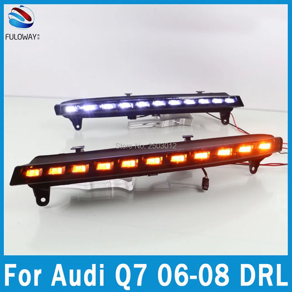 Car styling For Audi Q7 2006 2007 2008 LED Daytime Running Lights Day