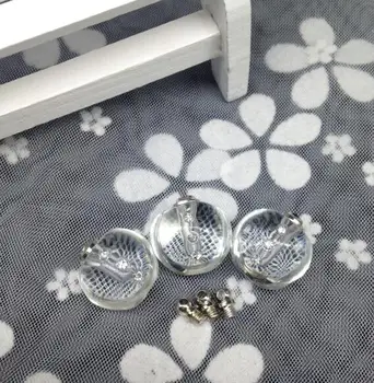 

5pcs clear apple shape glass vail necklace rhinestone pendant Glass zircon Crystal perfume bottle name on rice arts diy necklace