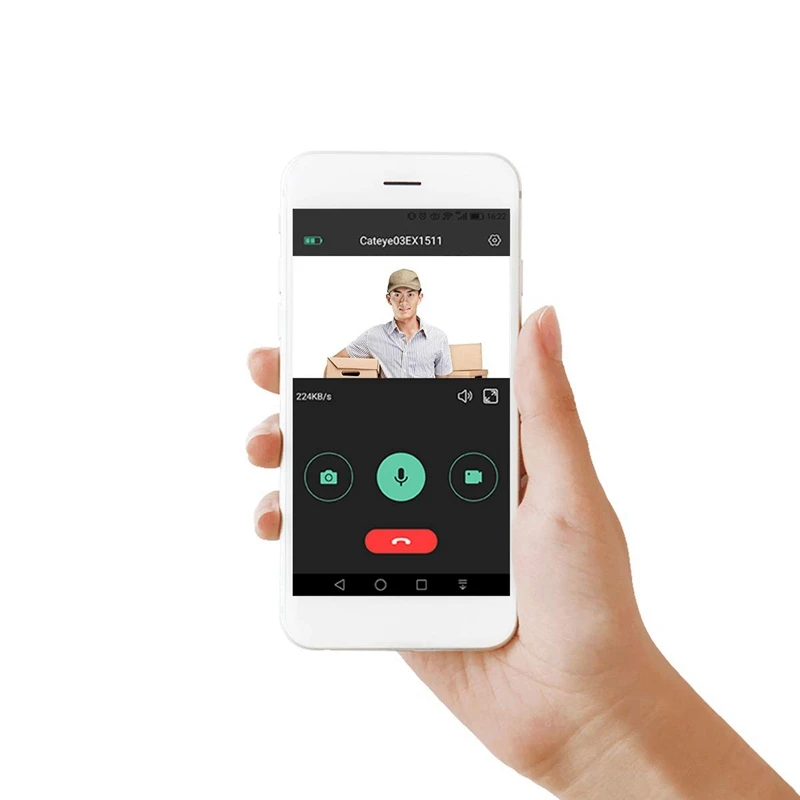  Smart IP Wifi Peephole Video Doorbell 720P Security Camera Door Viewer Motion Detection For Android