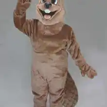 Лес диких животных дружественный Бобр костюм талисмана ростовой костюм мультяшный персонаж одежда для карнавала, вечеринки костюм кунг-фу панды SW854