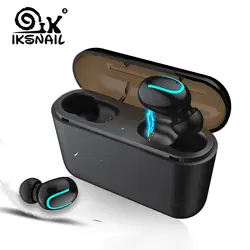 IKSNAIL Bluetooth 5,0 наушники СПЦ беспроводной Blutooth наушники гарнитура спортивные игровая гарнитура